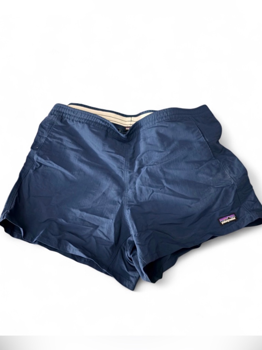 Patagonia Women’s Baggies 5” Navy Athletic Swimming Running Hiking Shorts